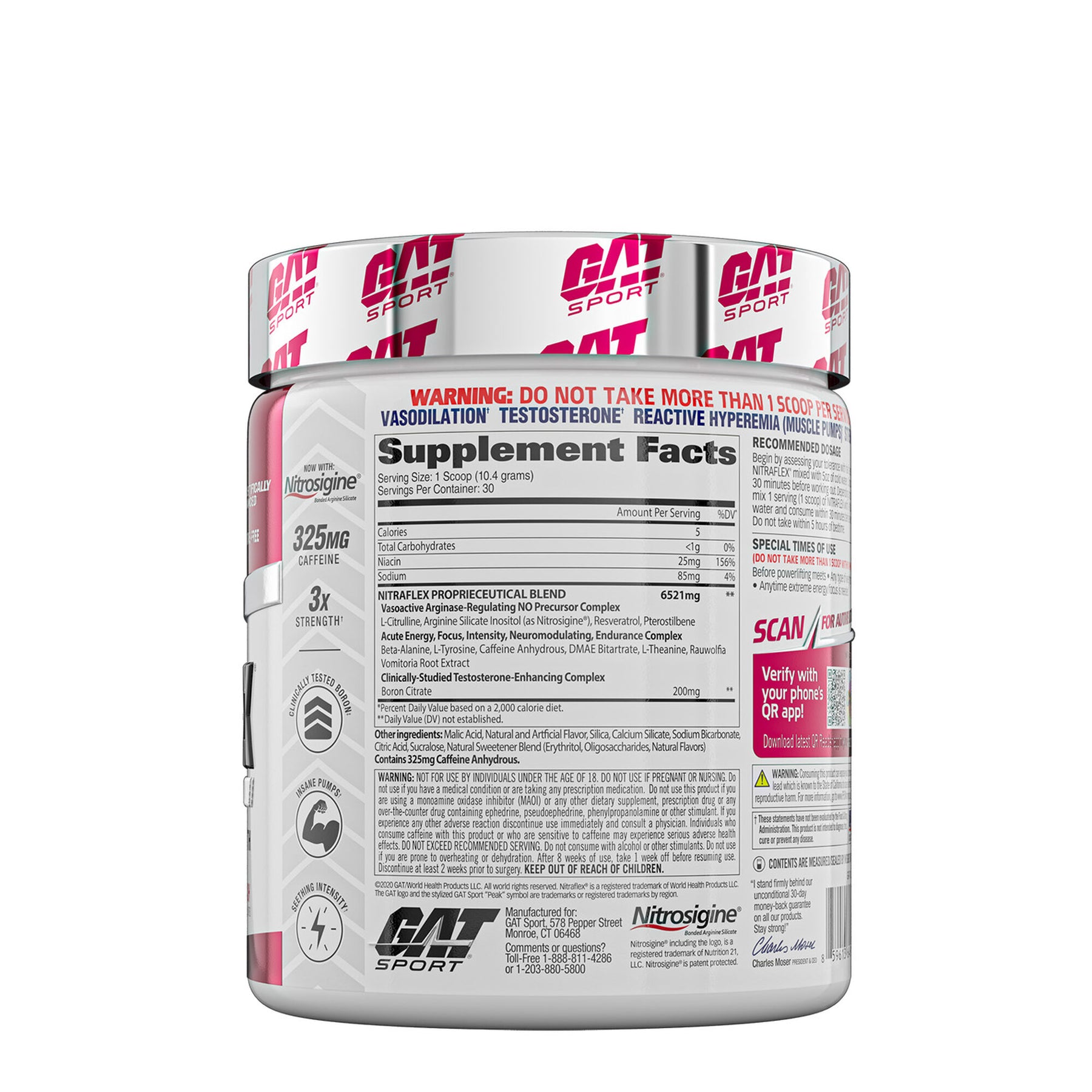 GAT Sport NITRAFLEX PreWorkout Fatburnersandpreworkouts